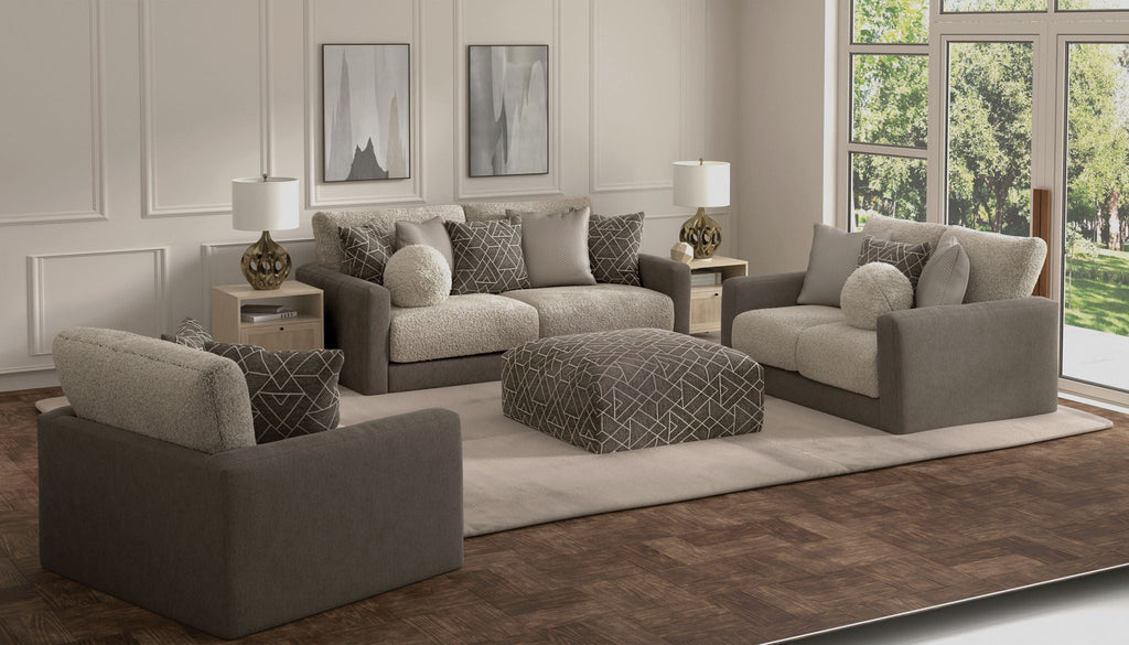 Reddington - Cocktail Ottoman - Umber by Unique Piece Furniture