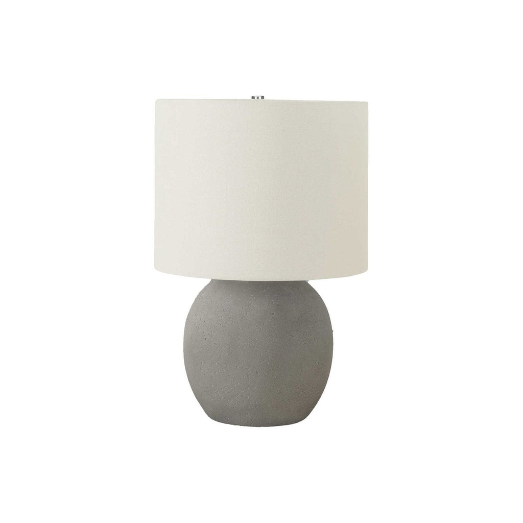 Lighting, Table Lamp, Concrete, Contemporary - Gray / Cream by Unique Piece Furniture