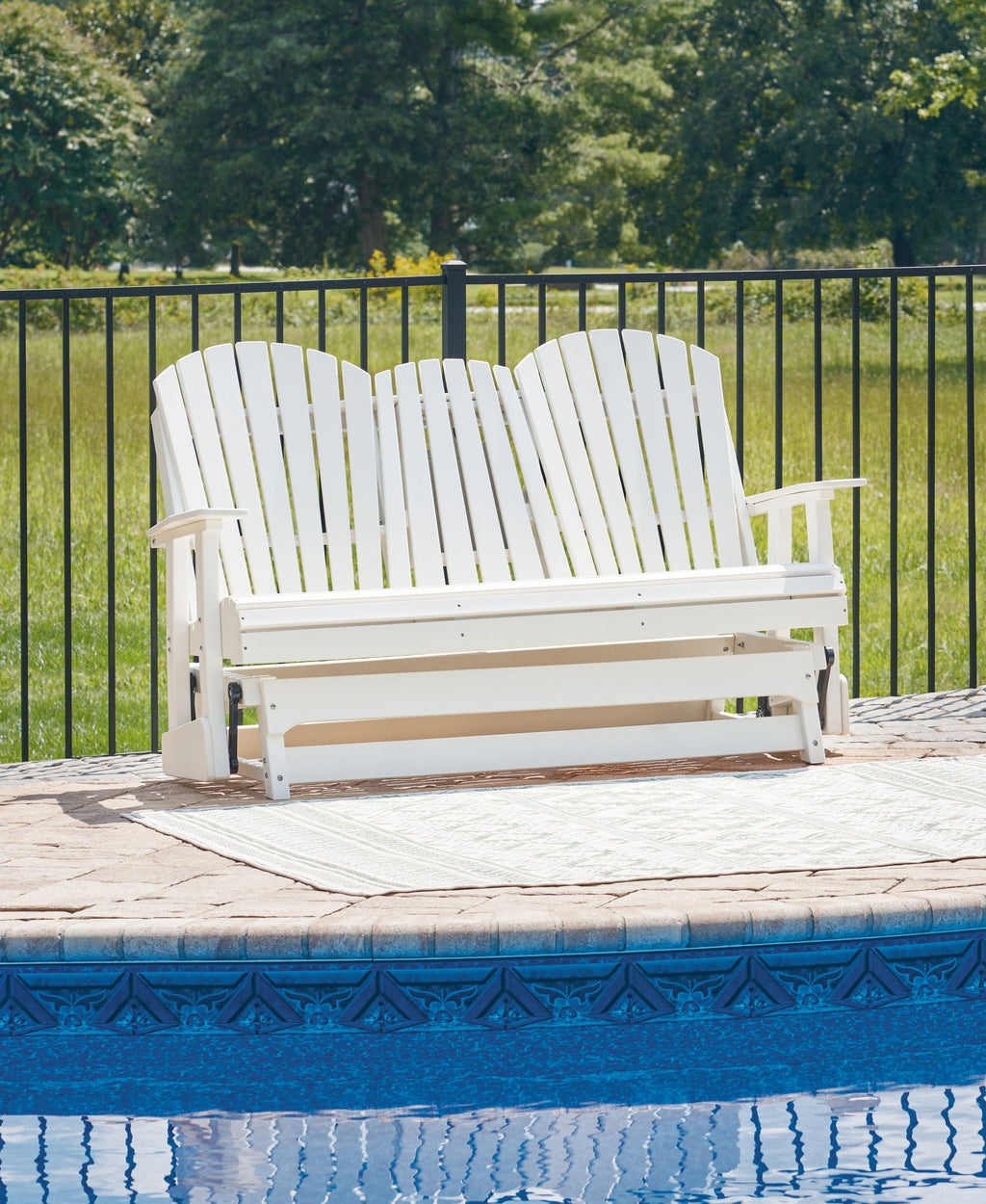 Hyland Wave - Glider Loveseat by Unique Piece Furniture
