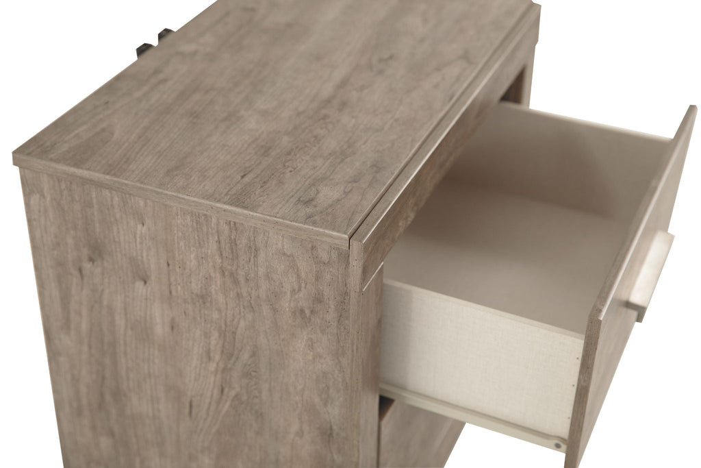 Culverbach - Two Drawer Night Stand - Gray by Unique Piece Furniture