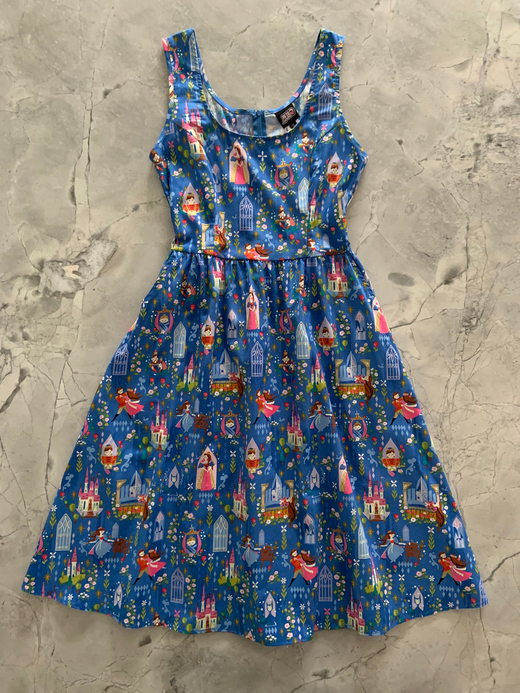 Sleeping Beauty Fit & Flare Dress by Retrolicious