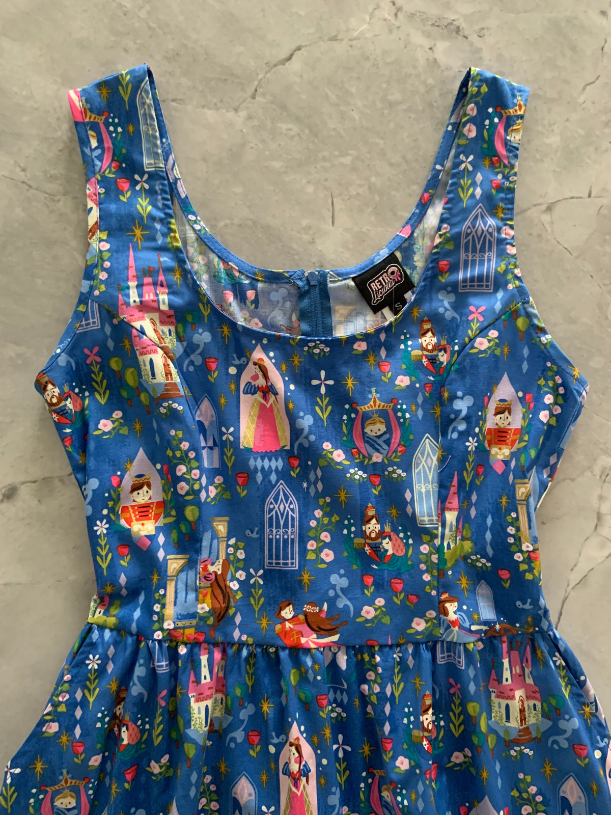 Sleeping Beauty Fit & Flare Dress by Retrolicious