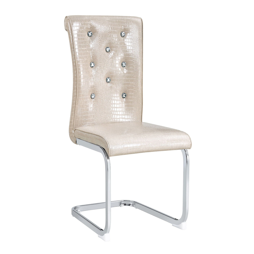 Elegant Design Upholstered Dining Chairs by Unique Piece Furniture