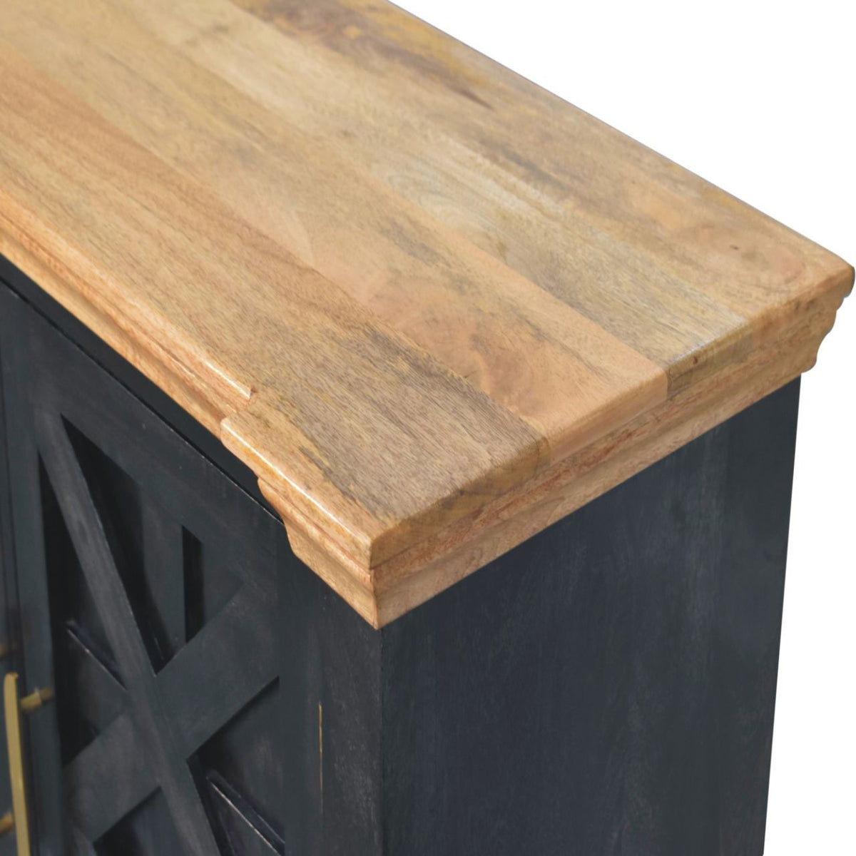 Regal - Rustic Sideboard - Black by Unique Piece Furniture