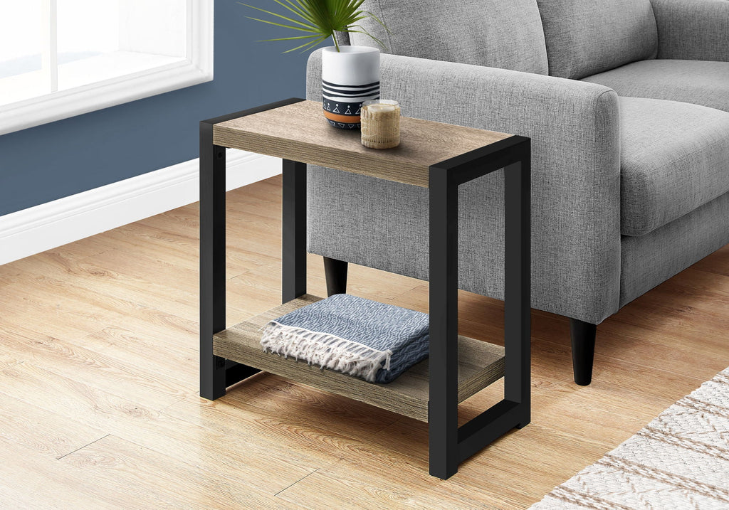 Accent Side Table, Narrow, Small, 2 Tier, Contemporary And Modern by Unique Piece Furniture