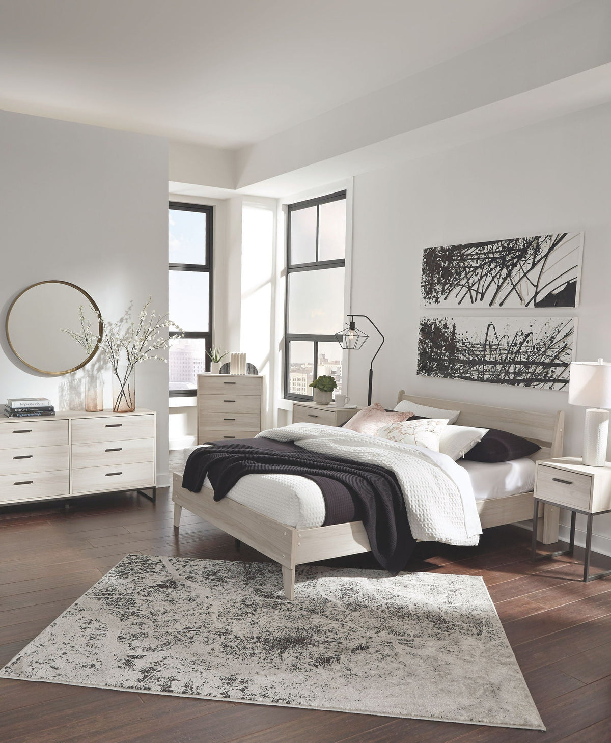 Socalle - Panel Platform Bed by Unique Piece Furniture