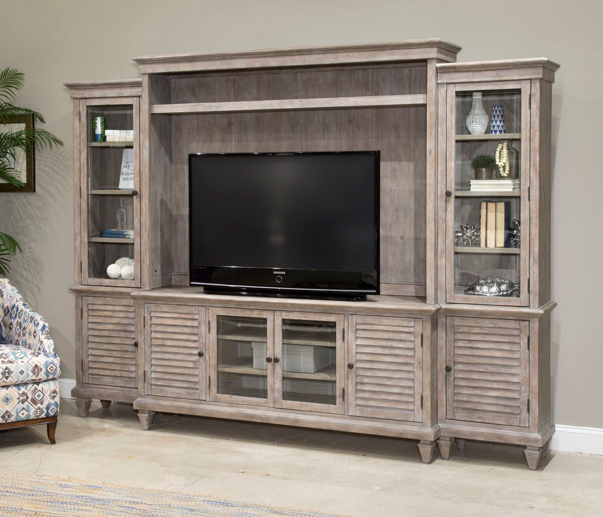 Calistoga - Rustic Hutch - Dovetail Gray by Unique Piece Furniture