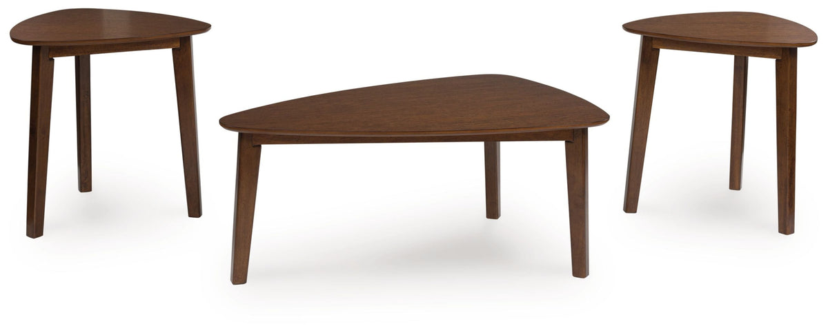 Lyncott - Occasional Wood Table Set (Set of 3) - Brown by Unique Piece Furniture