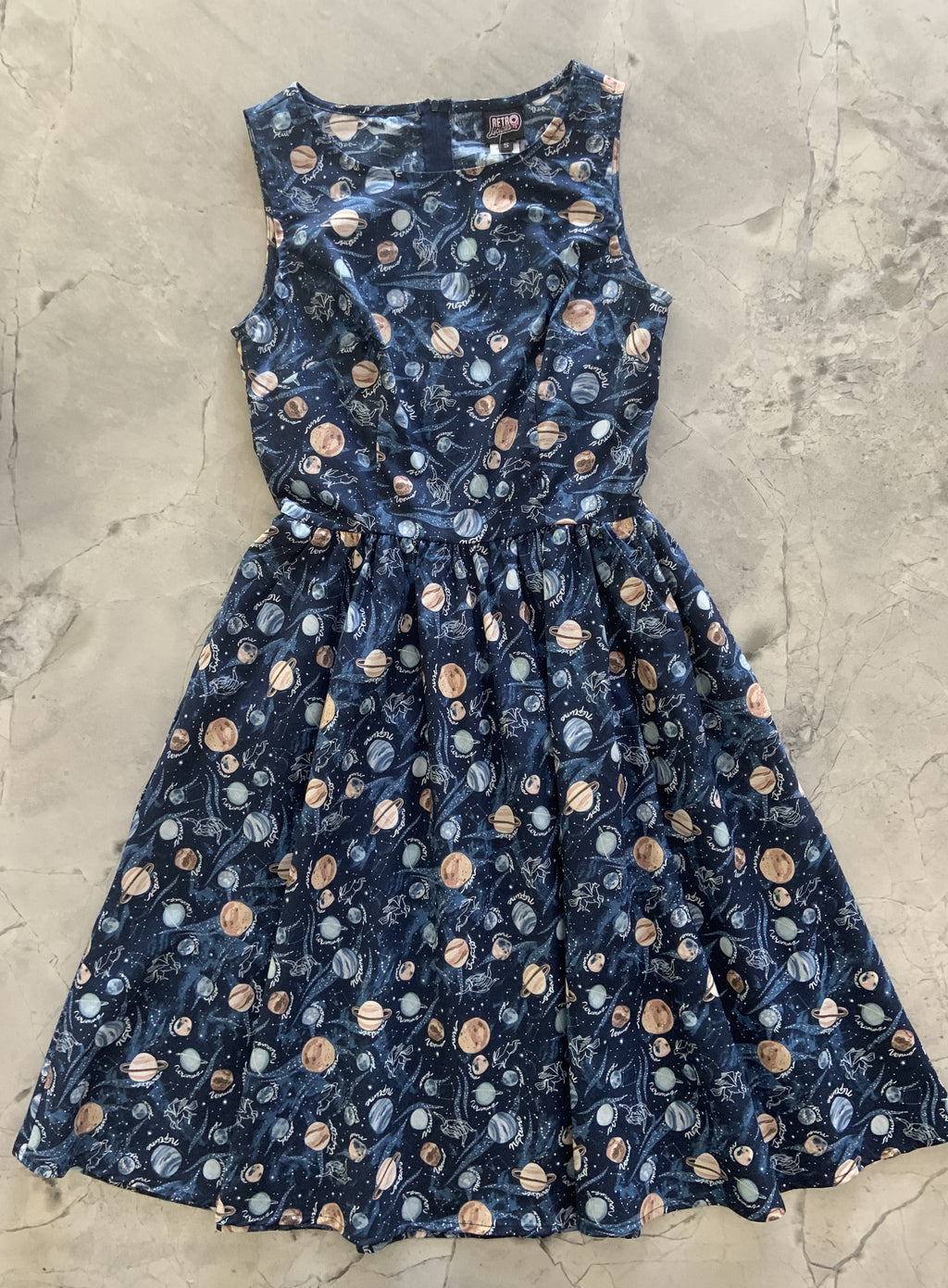 Planets Vintage Dress by Retrolicious