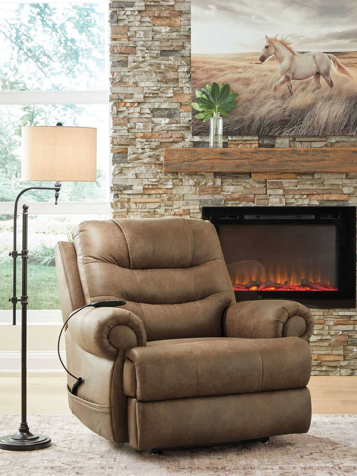Revived and Restored - Power Lift Recliner by Unique Piece Furniture