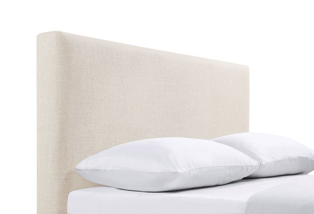 Pirro Upholstered King Panel Headboard Sand by Unique Piece Furniture