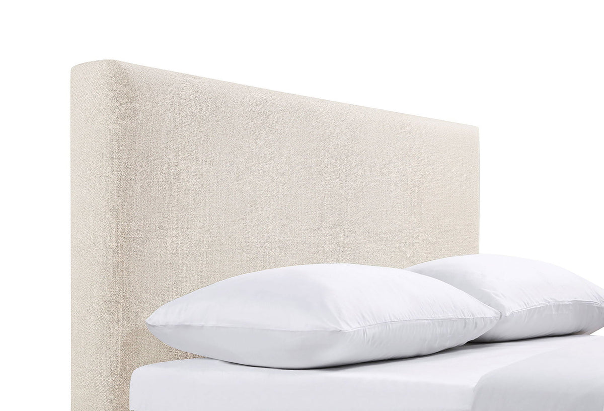 Pirro Upholstered King Panel Headboard Sand by Unique Piece Furniture