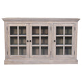 Triple Glazed Cabinet - Gray by Unique Piece Furniture