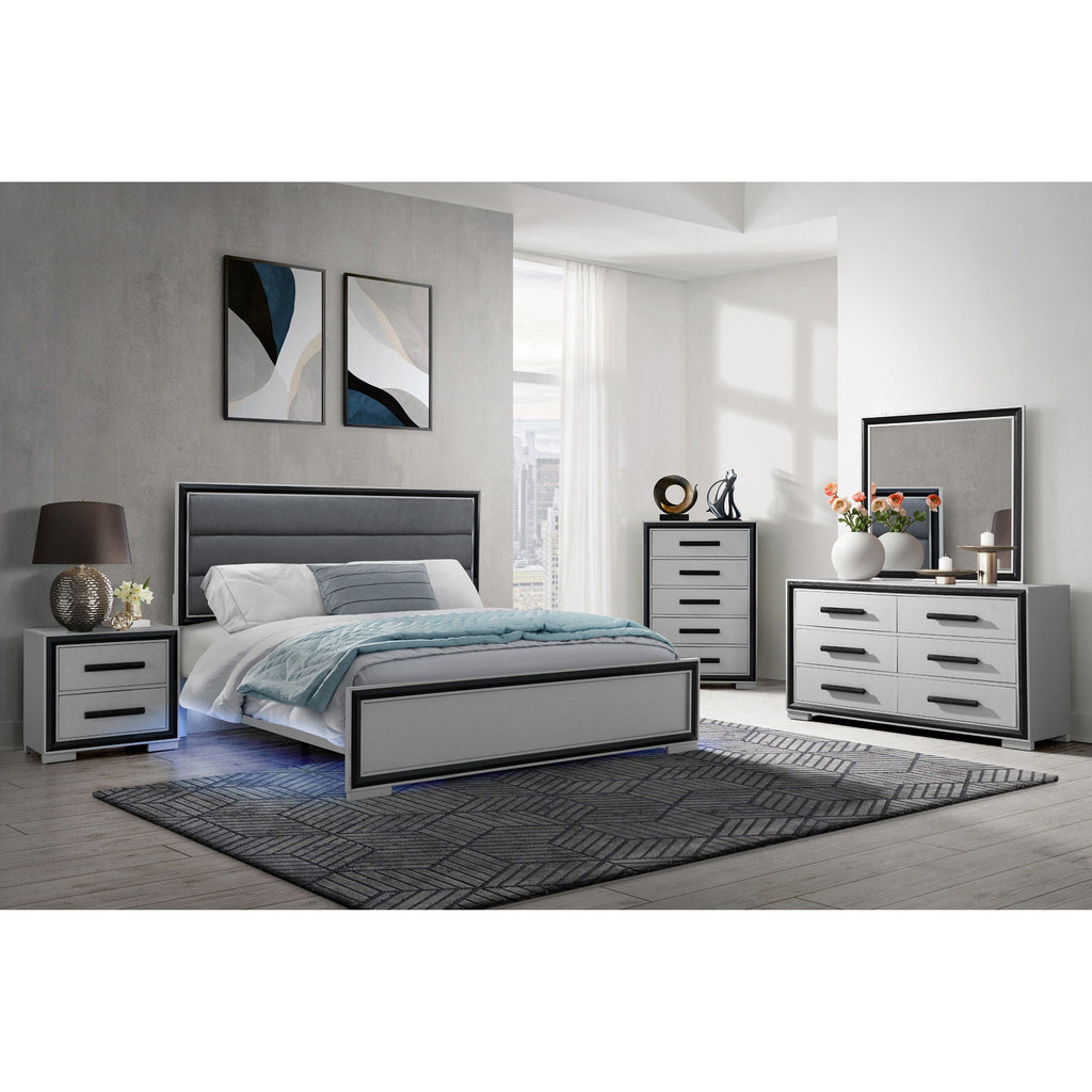 Adelaide - 5 Pieces With LED Set by Unique Piece Furniture