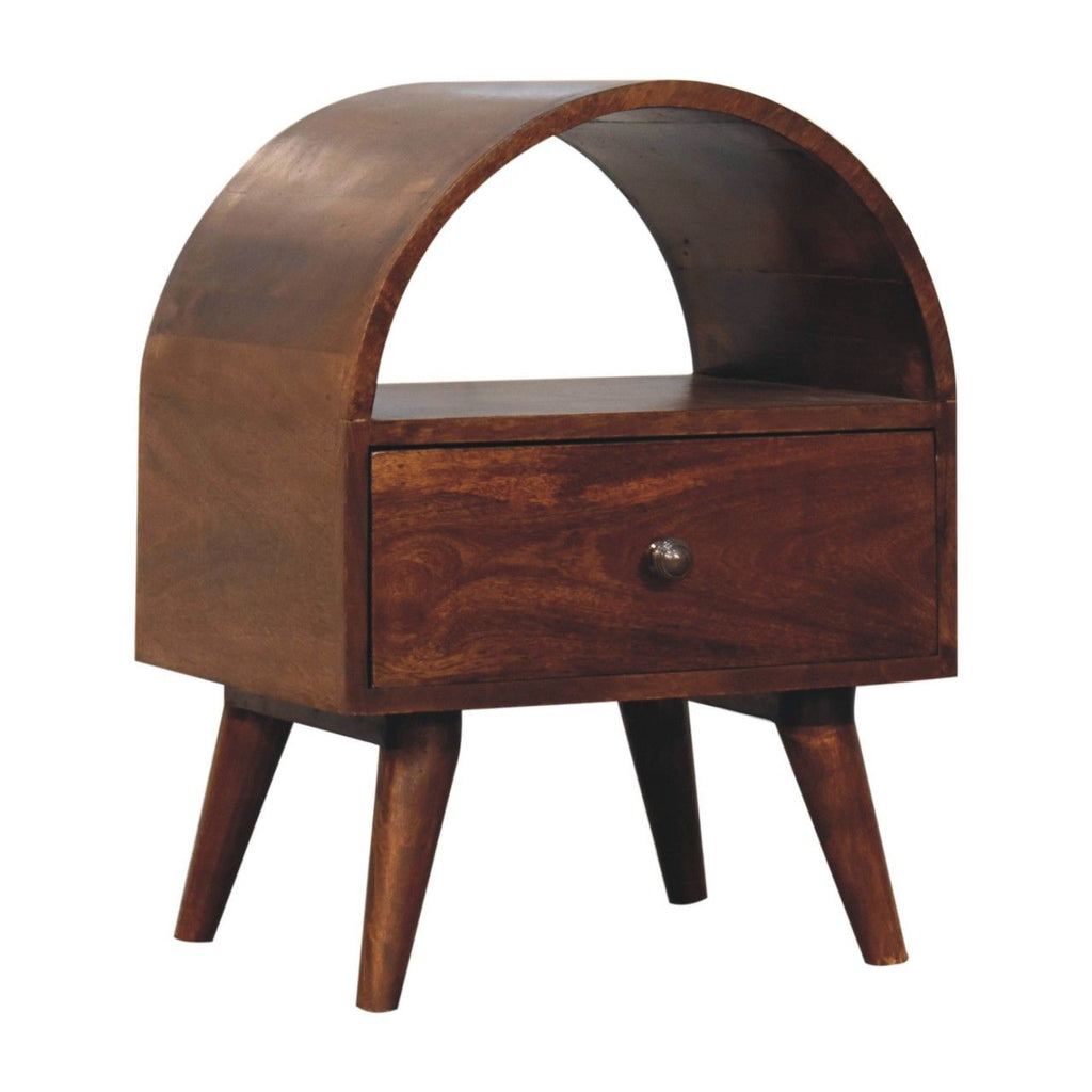 Dome Bedside Table - Brown by Unique Piece Furniture
