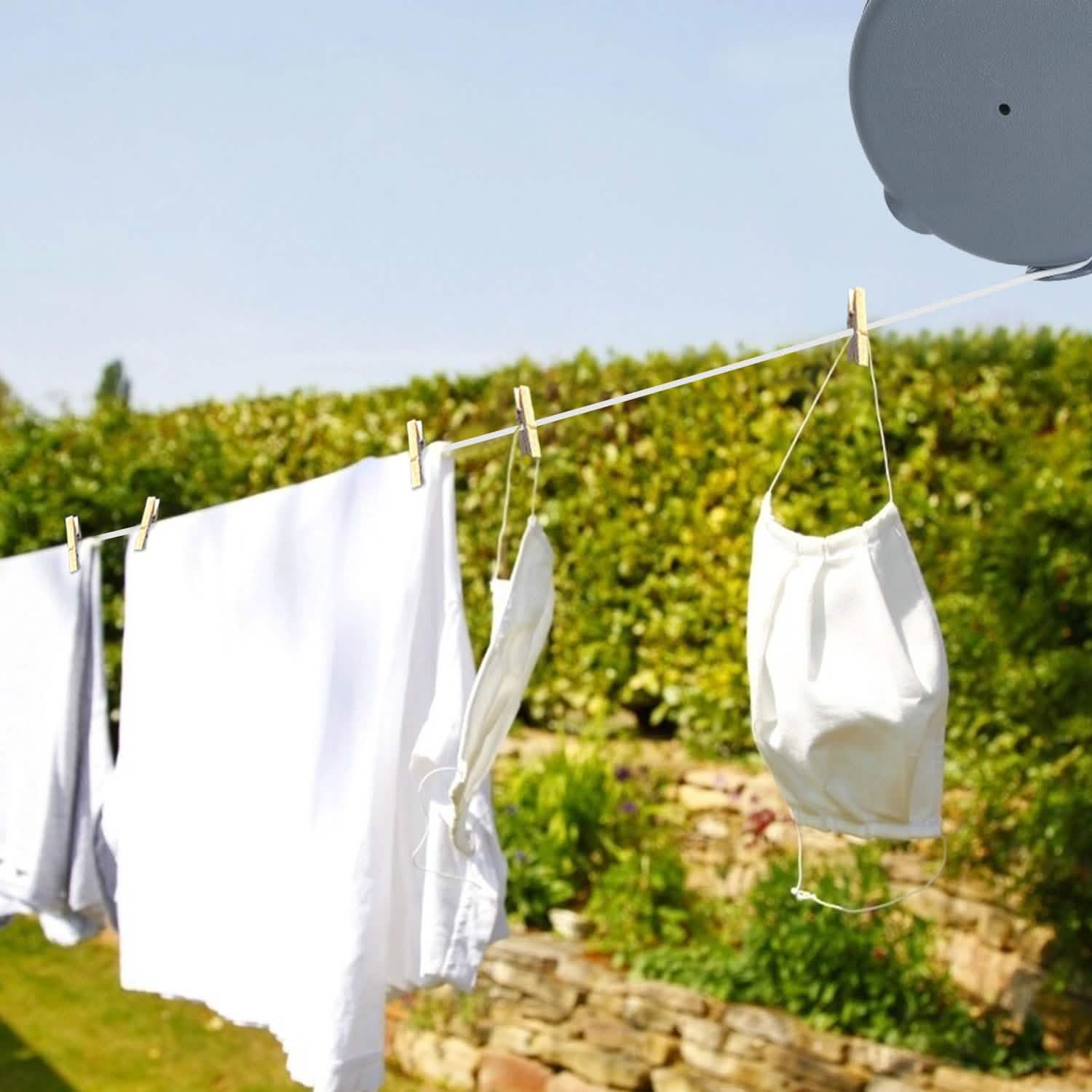 49 Ft. Retractable Clothesline Rope by DailySale