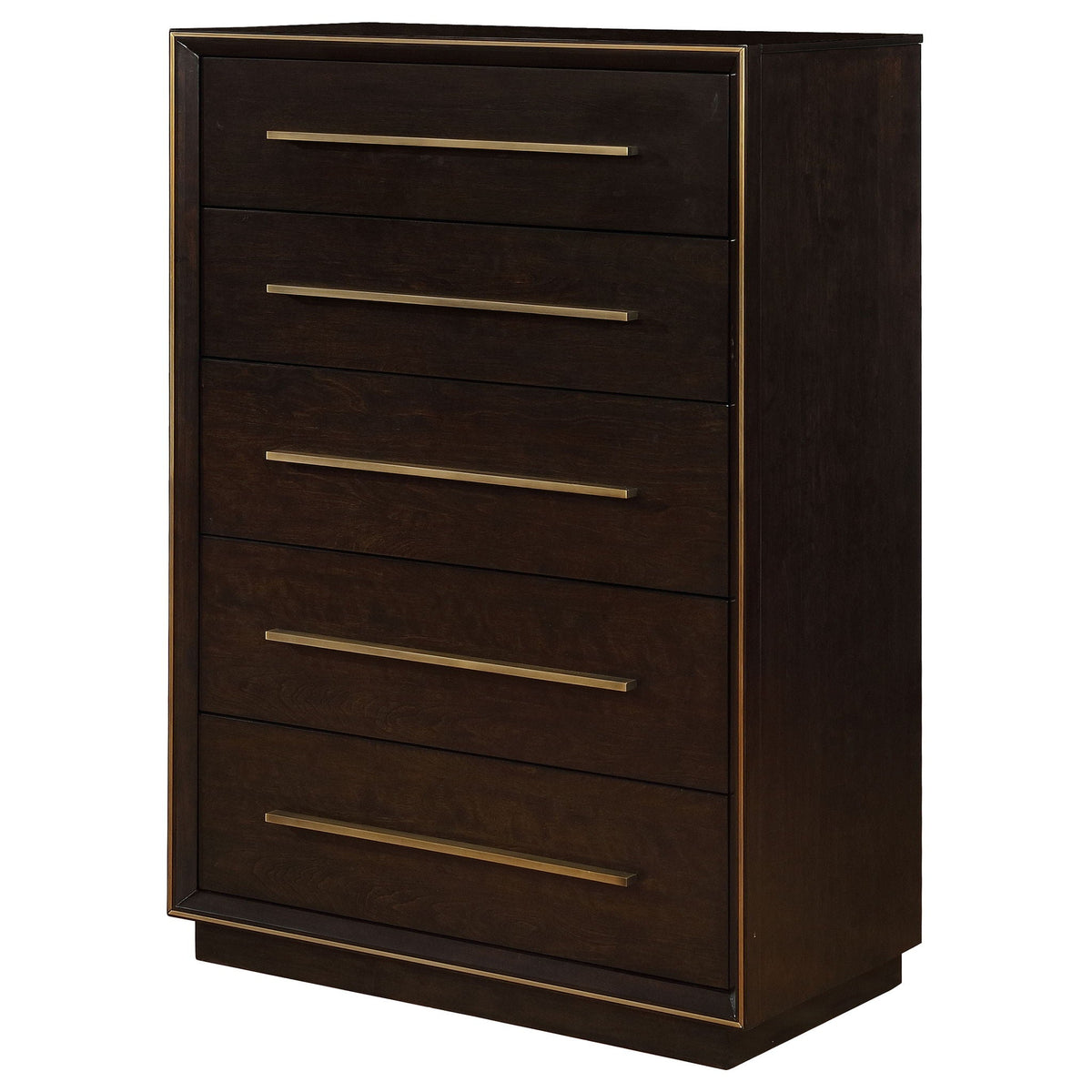 Durango 5-drawer Bedroom Chest Smoked Peppercorn by Unique Piece Furniture