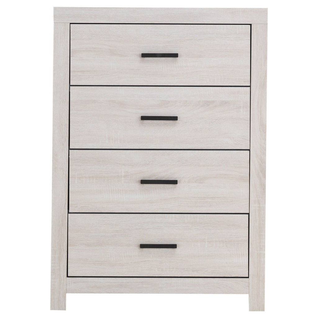 Brantford 4-drawer Bedroom Chest Coastal White by Unique Piece Furniture