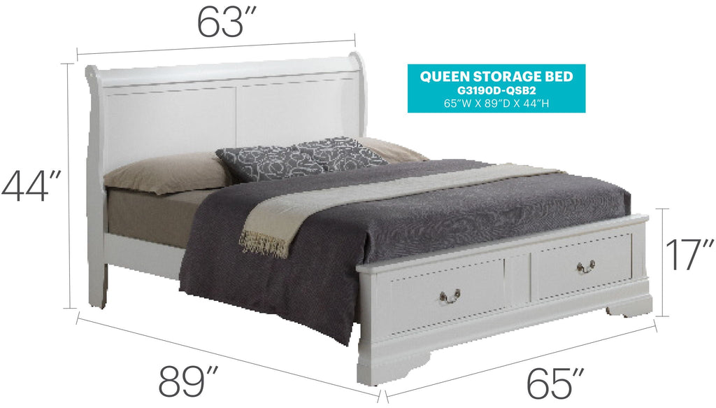 Upholstered Panel Sleigh Bed Design by Unique Piece Furniture