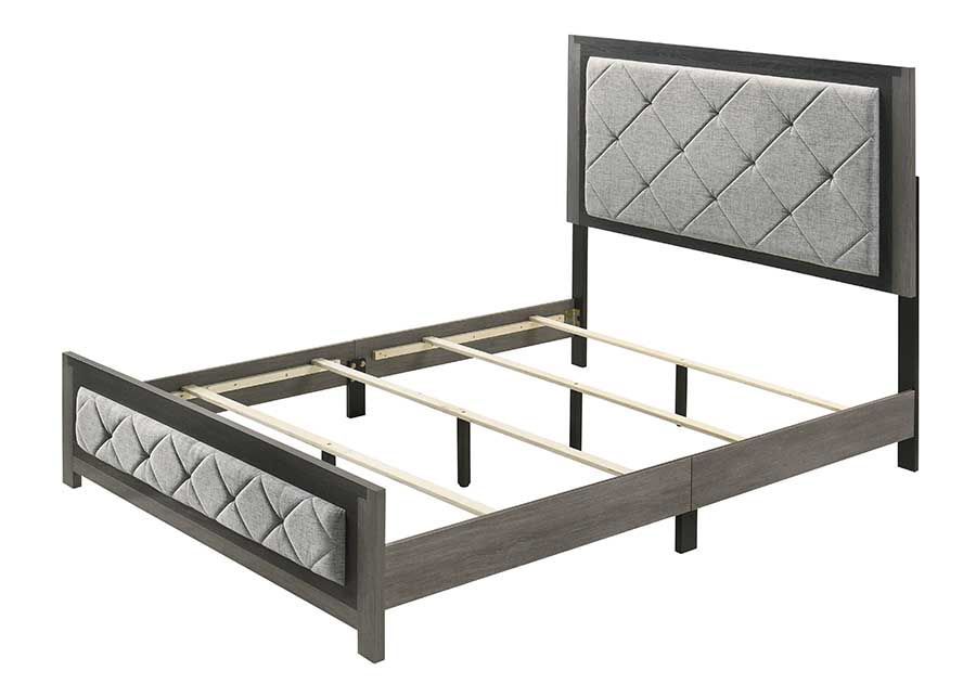 Jehoram - Queen Bed - Gray by Unique Piece Furniture