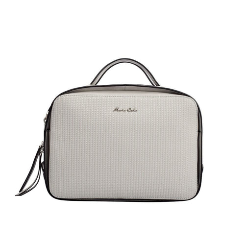 Maria Carla Woman's Fashion Luxury Leather Handbag, Smooth Leather Bag by Maroon Artemis