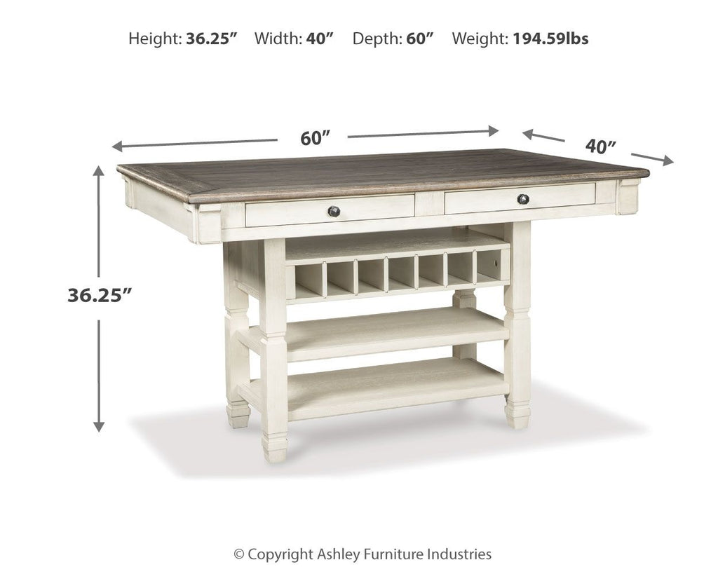Bolanburg - Rectangular Dining Room Counter Table - Beige by Unique Piece Furniture