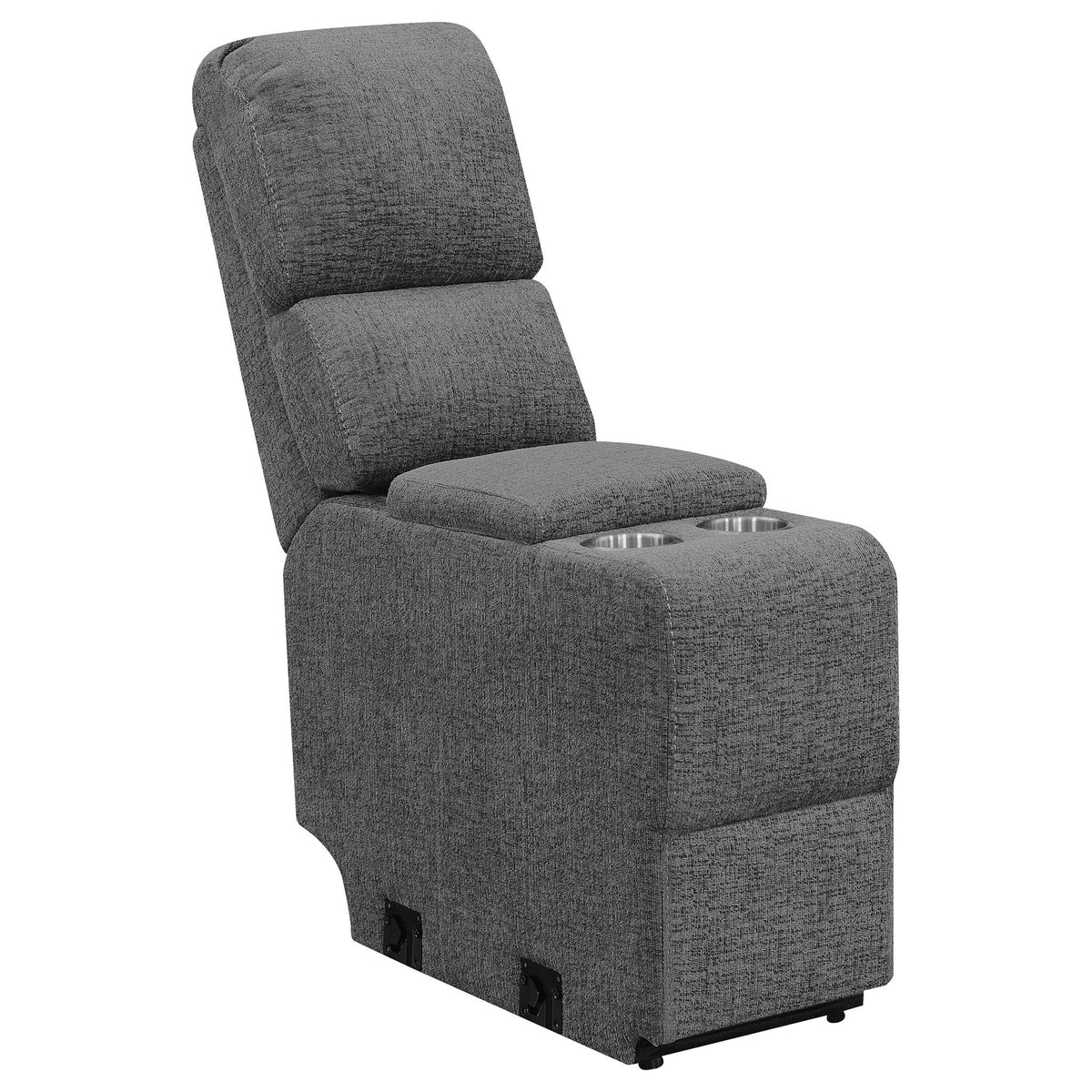 Bahrain 5-piece Upholstered Home Theater Seating Charcoal by Unique Piece Furniture