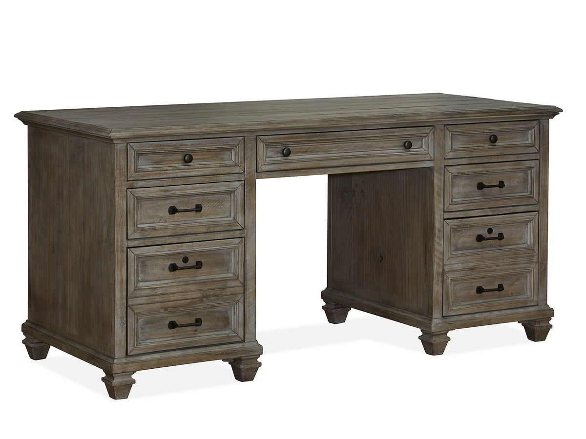 Lancaster - Executive Desk - Dove Tail Gray by Unique Piece Furniture