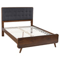 Robyn Wood Queen Platform Bed Dark Walnut by Unique Piece Furniture