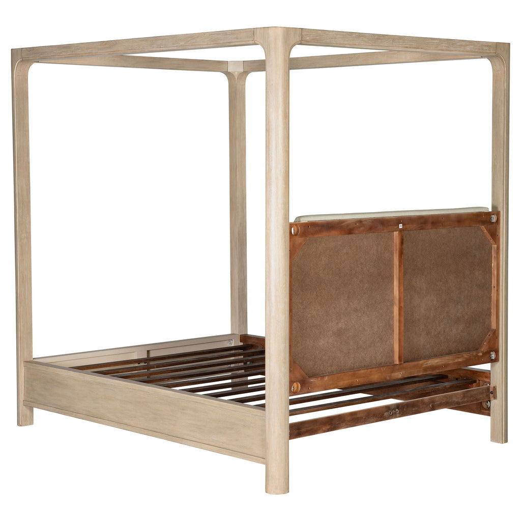 Solano 85-inch Eastern King Canopy Bed Weathered Mango by Unique Piece Furniture