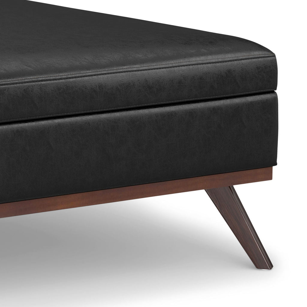 Owen - Multifunctional Square Coffee Table Storage Ottoman by Unique Piece Furniture