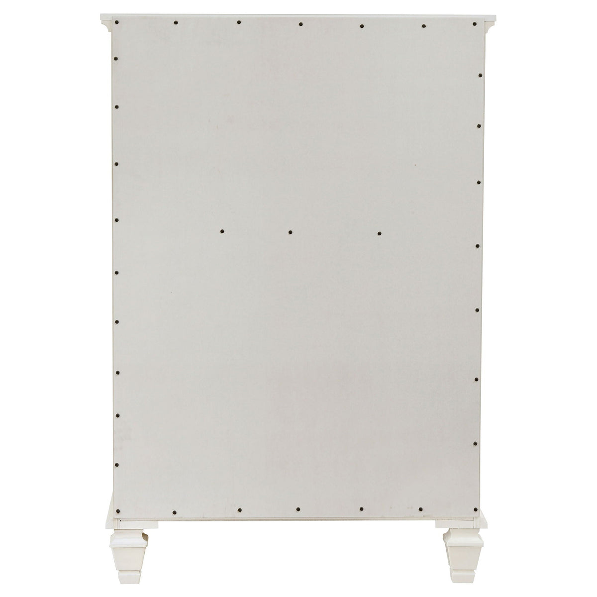 Sandy Beach 5-drawer Bedroom Chest Cream White by Unique Piece Furniture