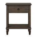 Victoria - Bedside Table With Drawer And Shelf by Unique Piece Furniture