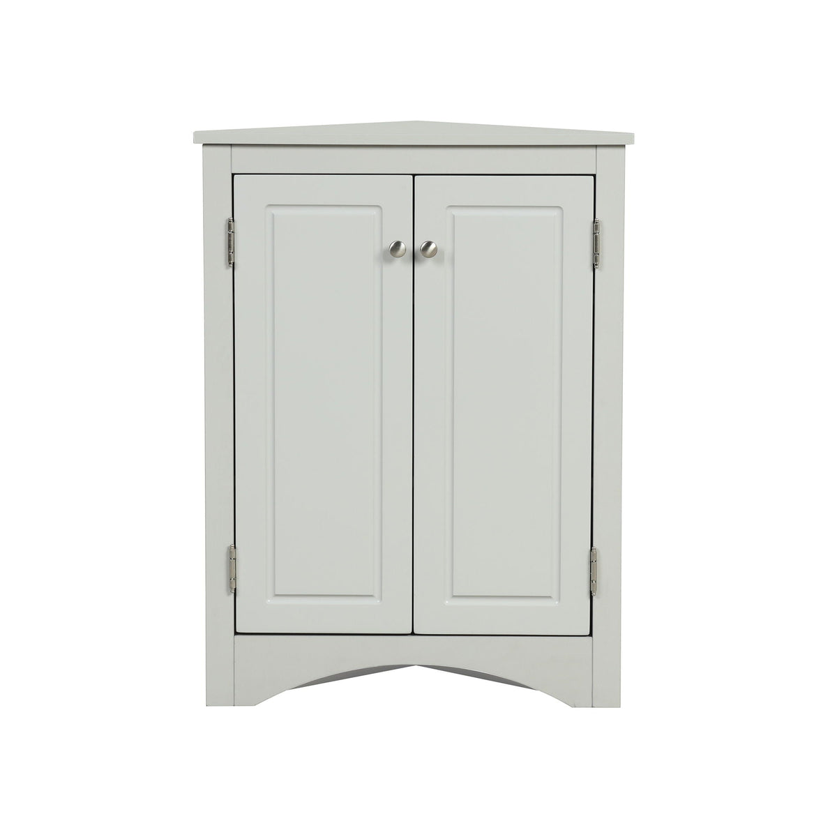 Triangle Bathroom Storage Cabinet With Adjustable Shelves, Freestanding Floor Cabinet For Home Kitchen by Unique Piece Furniture