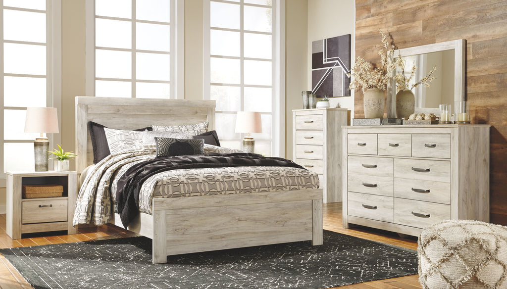 Bellaby - Five Drawer Chest - Whitewash by Unique Piece Furniture