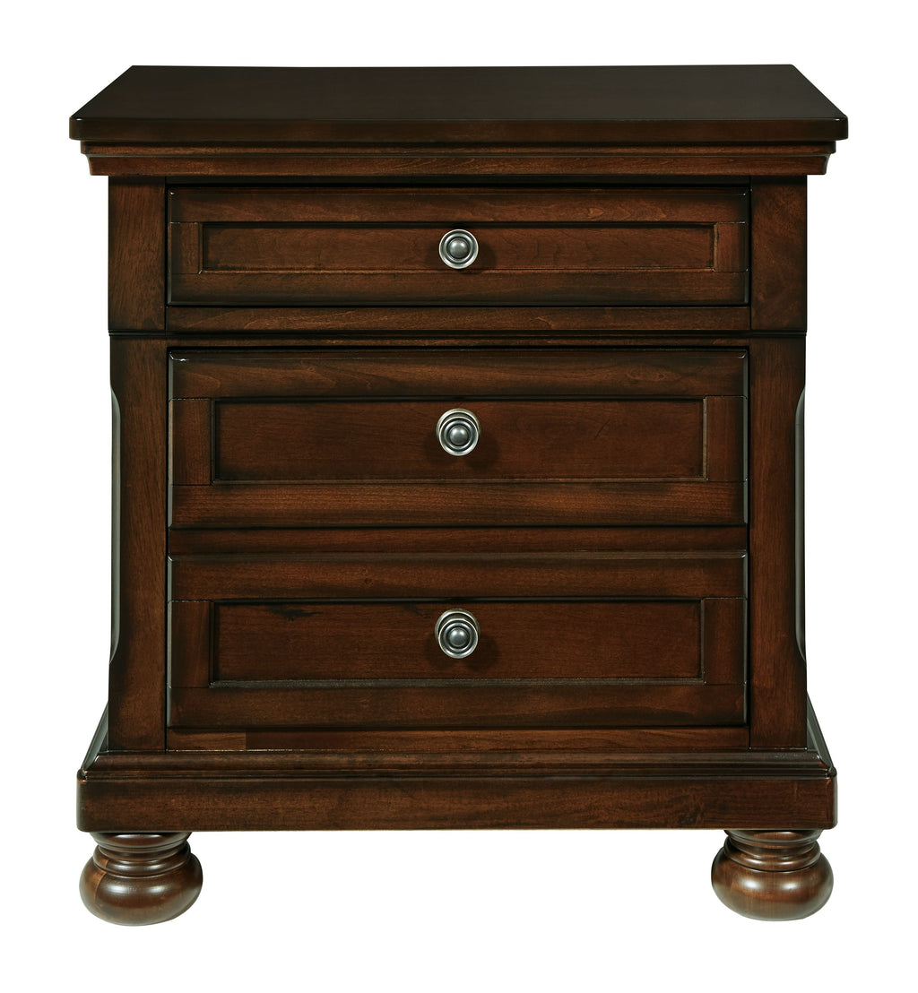 Porter - Two Drawer Night Stand - Dark Brown by Unique Piece Furniture