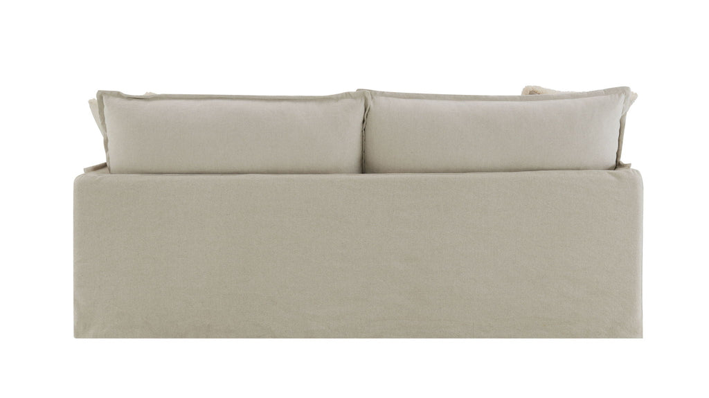 Upendo - Pattern Linen Sofa With 2 Toss Pillows - Beige by Unique Piece Furniture