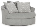 Casselbury - Oversized Swivel Accent Chair - Cement by Unique Piece Furniture