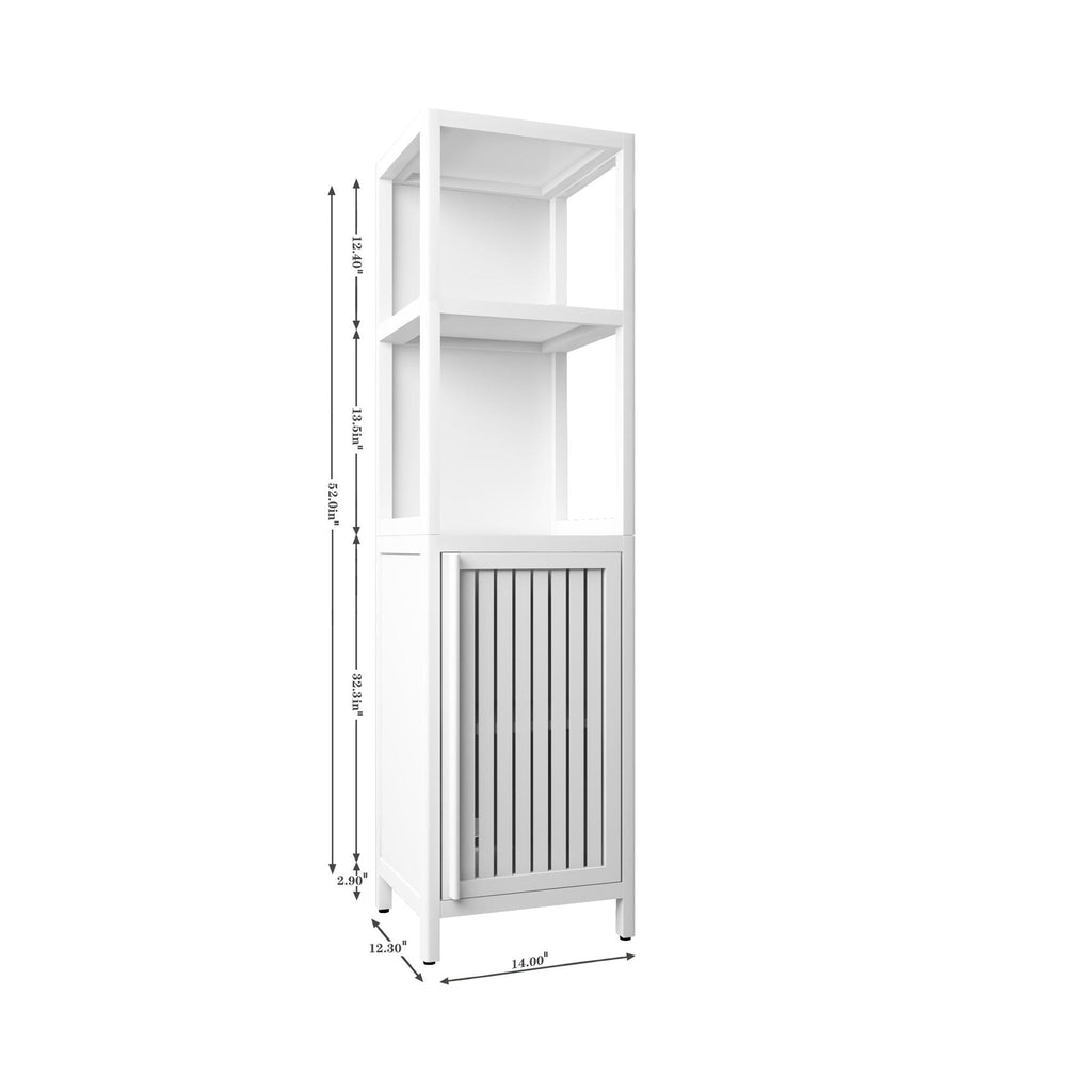 Storage Cabinet With Tall Tower, Multifunctional For Bathroom by Unique Piece Furniture