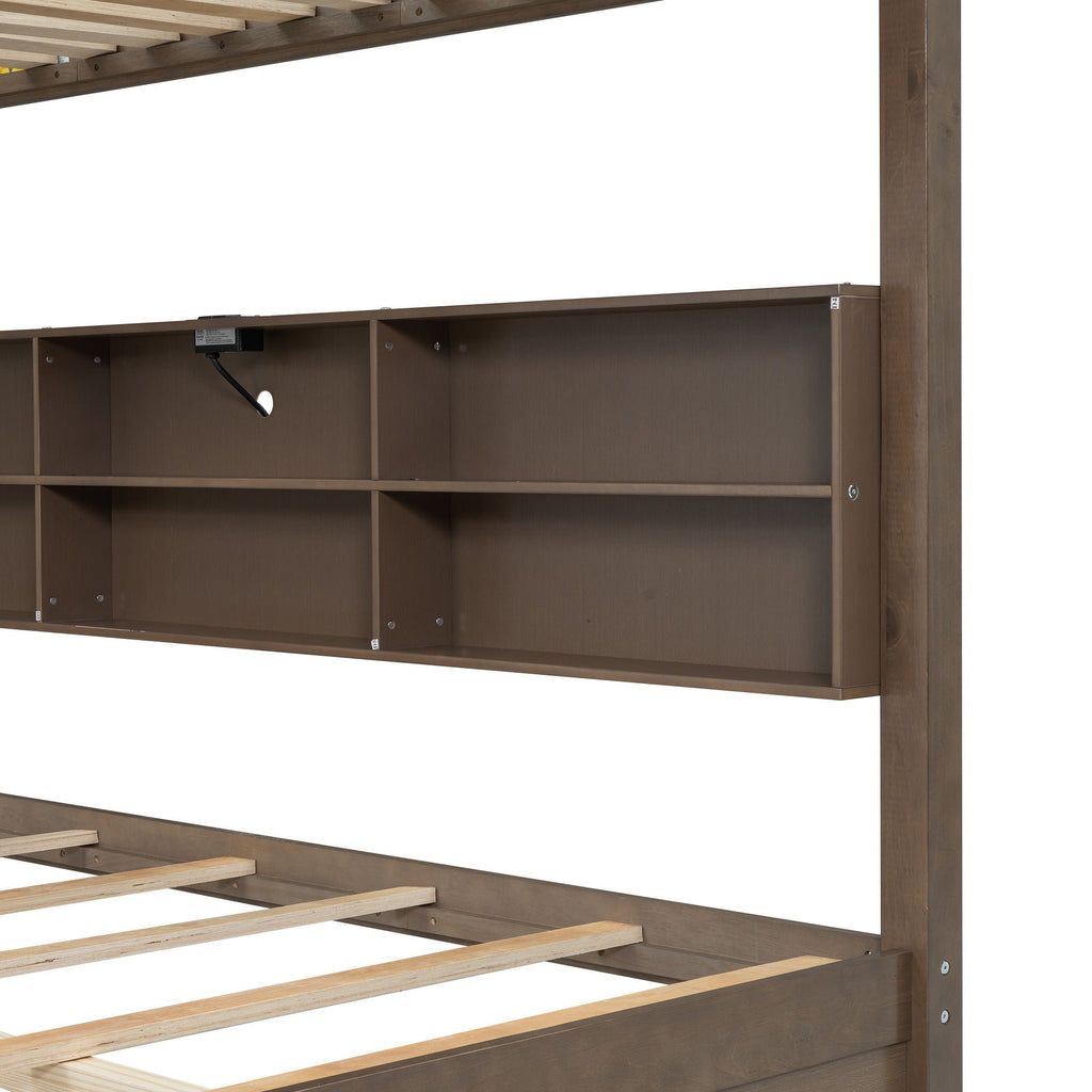 Bunk Bed With Storage Cabinets And USB Ports by Unique Piece Furniture