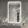 Bathroom Mirror Vanity Mirrors With Front Lights, Wall Mounted, Anti-Fog, Frameless, Horizontal Or Vertical by Unique Piece Furniture