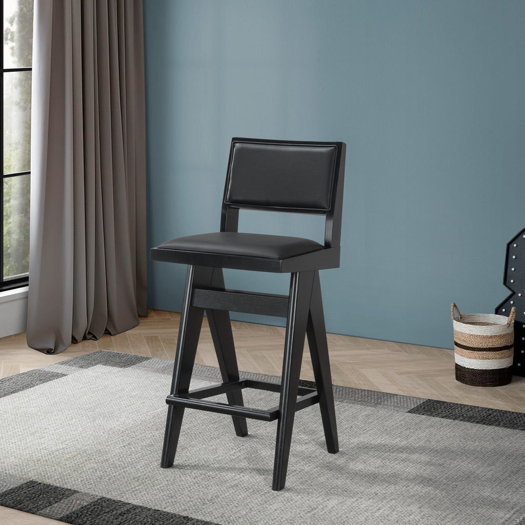 Keira - Bar Stool (Set of 2) - Black by Unique Piece Furniture