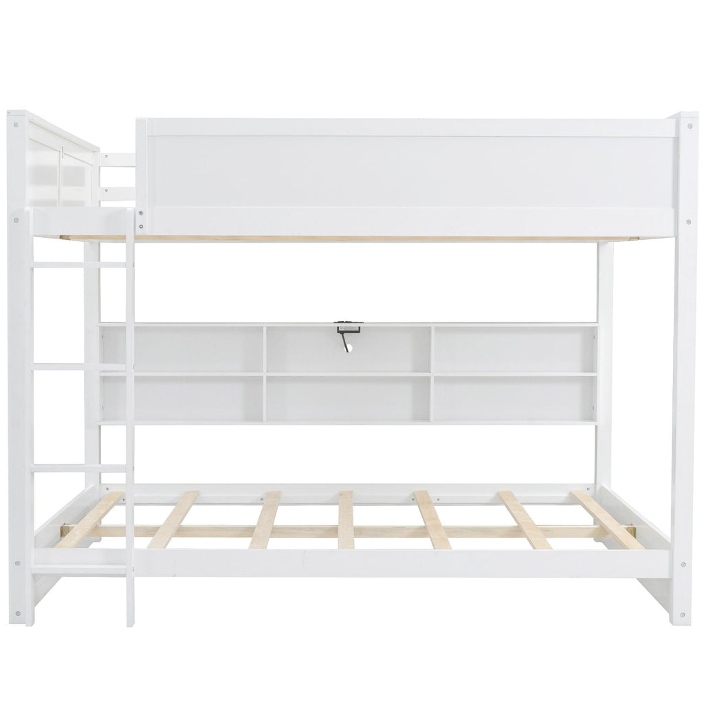 Bunk Bed With Storage Cabinets And USB Ports by Unique Piece Furniture