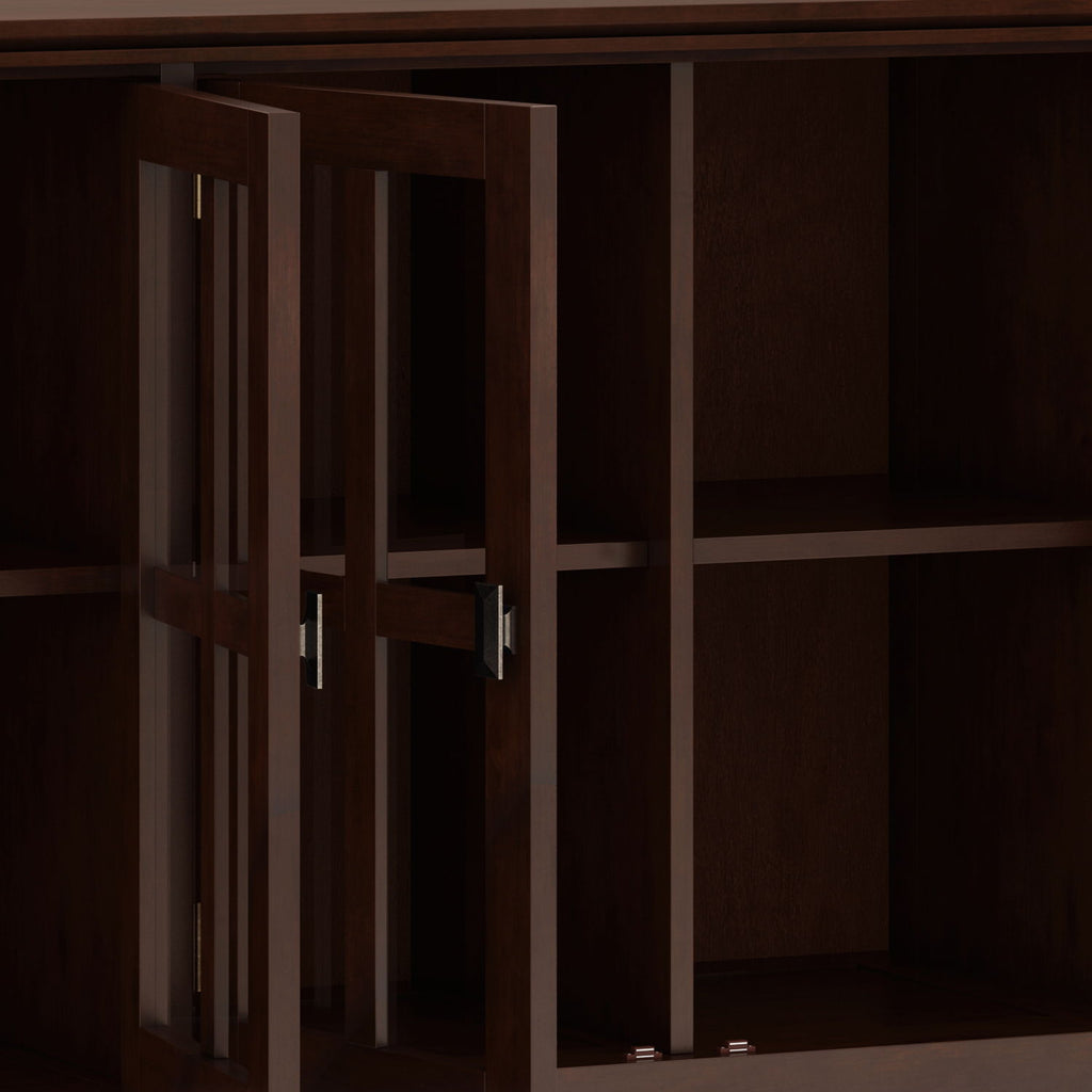 Artisan - Handcrafted Wide 4 Door Storage Cabinet by Unique Piece Furniture