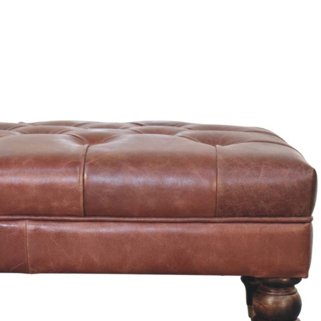 Buffalo - Ottoman With Castor Legs by Unique Piece Furniture