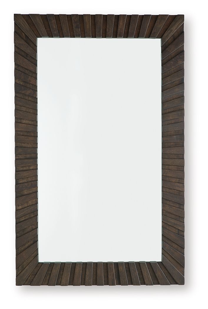 Advin - Accent Mirror - Dark Brown by Unique Piece Furniture