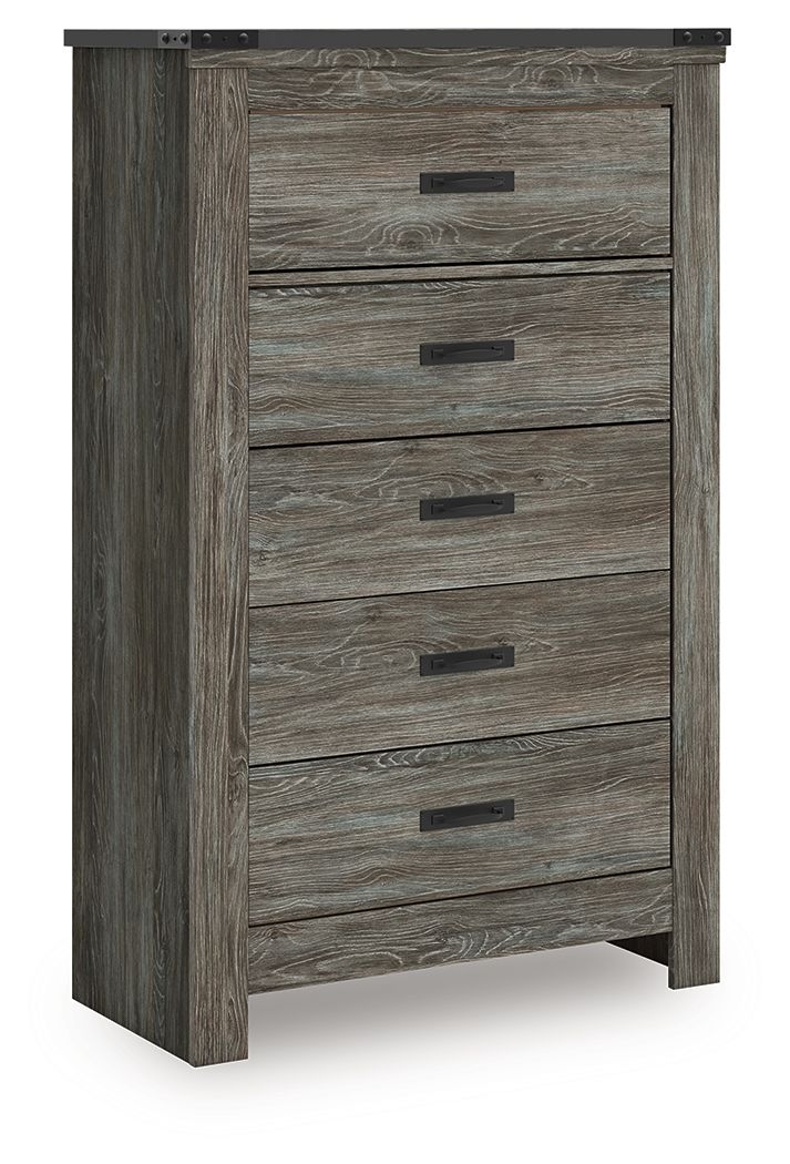 Frandern - Five Drawer Chest - Gray by Unique Piece Furniture