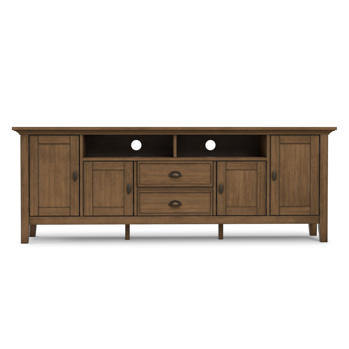 Redmond - TV Media Stand - Rustic Natural Aged Brown by Unique Piece Furniture