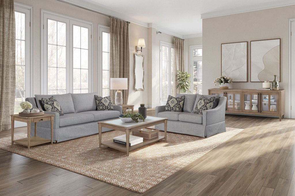 Sofa With 3 Reversable Cushions And 2 Pillows by Unique Piece Furniture