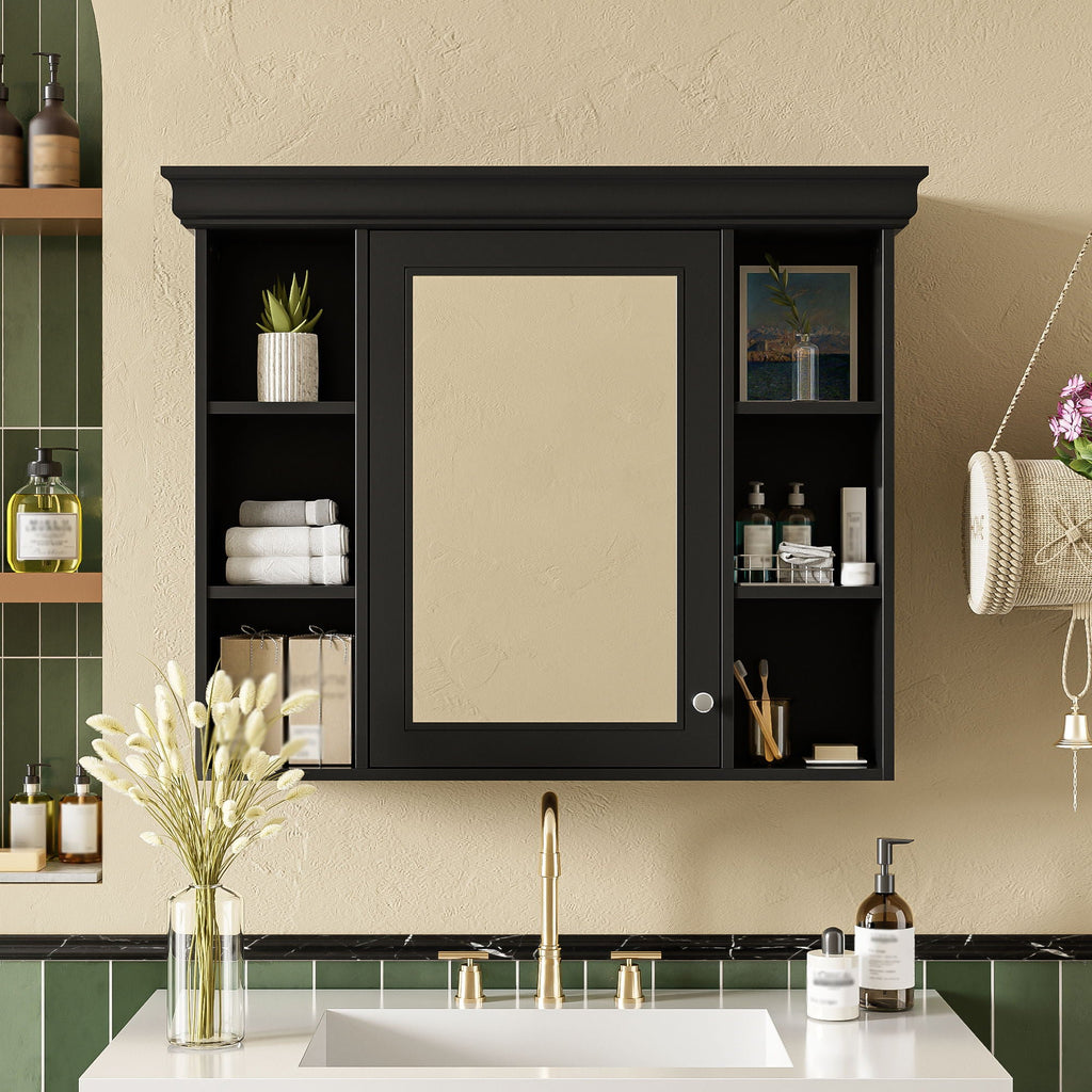 Wall Mounted Bathroom Storage Cabinet With Mirror Door by Unique Piece Furniture